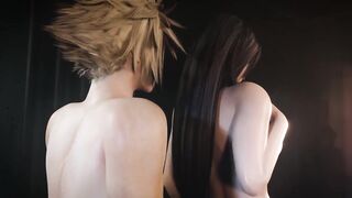 Final Fantasy Tifa Enters Cloud's Dream (3D Hentai)