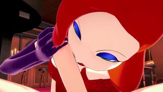 Jessica Rabbit blowjob and boobjob | part 1