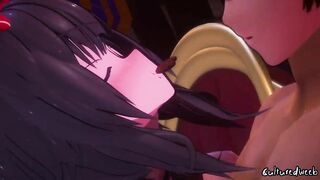 [konosuba] kazuma fuck fest