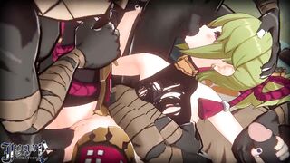 Genshin Impact Kuki Shinobu x Hilichurls