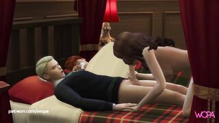 Draco spies on Hermione and offers her his cock. doing in front of Ron. Harry Potter Parody