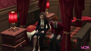 Draco spies on Hermione and offers her his cock. doing in front of Ron. Harry Potter Parody