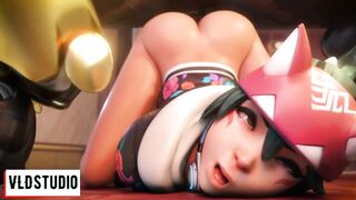 Kiriko PENETRATED By BBC & Overwatch Hentai