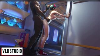 Kiriko PENETRATED By BBC & Overwatch Hentai