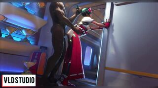 Kiriko PENETRATED By BBC & Overwatch Hentai
