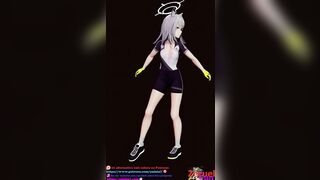 Blue Archive Shiroko Riding Undress Dancing Hentai Nude Nekomimi Girl Sport Clothes Vertical Screen