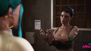 Futanari babes action adventures in a 3d animation