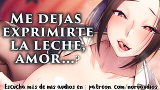 Tierna ESPOSA te ayuda a SACAR LECHE - asmr español - roleplay