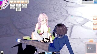 Kanroji Mitsuri - Love pillar addicted to suck cock
