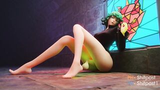 Tatsumaki fucks himself with his motherfucking magic power