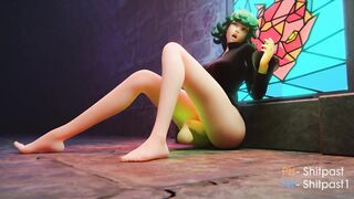 Tatsumaki fucks himself with his motherfucking magic power