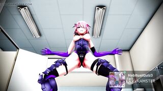 mmd r18 Mash Kyrielight ahegao sexy knight erotic 3d hentai