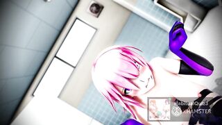 mmd r18 Mash Kyrielight ahegao sexy knight erotic 3d hentai