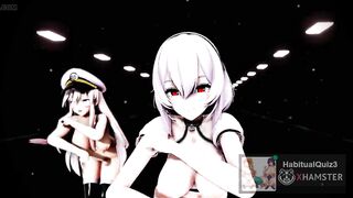 mmd r18 Enterprise and Sirius Azur Lane bitch cum swallow 3d hentai