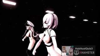 mmd r18 Enterprise and Sirius Azur Lane bitch cum swallow 3d hentai