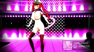 mmd r18 Honolulu azur lane sexy bitch 3d hentai milf public sex dance