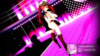 mmd r18 Honolulu azur lane sexy bitch 3d hentai milf public sex dance