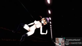 mmd r18 Prinz Eugen kancolle big tits drink cum 3d hentai