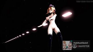 mmd r18 Prinz Eugen kancolle big tits drink cum 3d hentai