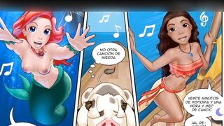 Adult Disney Princess Parody Cartoon Comic, Rule 34 Disney