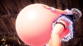 Sakuya's Bubble Potion Belly Bloating | Imbapovi