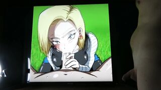 Dragon Ball HENTAI Android 18 Blowjob By Seeadraa Ep 186 (VIRAL)