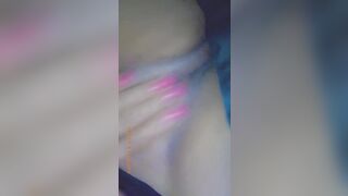 ToshPosh slow rubs her pretty pussy