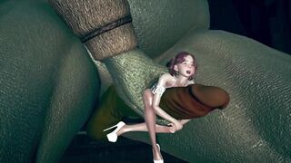 Giant monster fuck the skinny girl