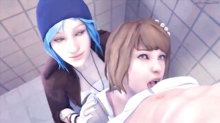 Life Is Strange Sluts Double Suck In The Bathroom