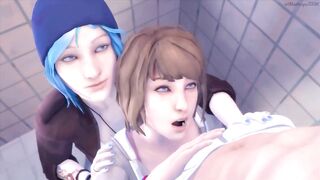 Life Is Strange Sluts Double Suck In The Bathroom