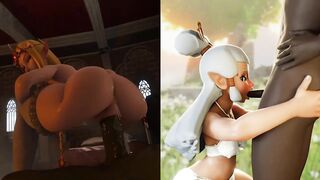 The Legend of Zelda - Split Screen Compilation #13
