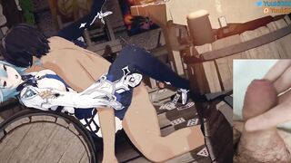 Jerking off to Eula Genshin Impact
