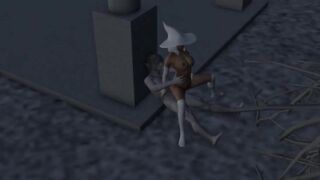 Snow queen having sex