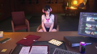 D.va vill ha ett bättre betyg ( Overwatch ) ( 4K )