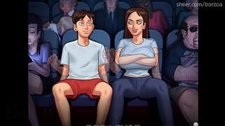 Stepsister:"Make me cum in cinema now"