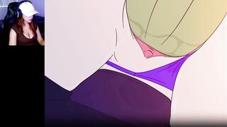 Creampie while she was playing console