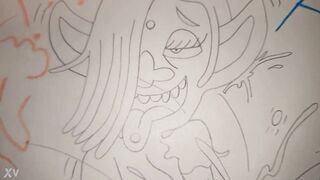 Monster Guy That Needs His Pregnant Dick Jacked Off !!!!