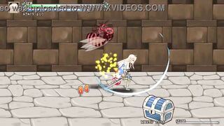 Cute blonde hentai having sex with men in Iris in wond new hentai gameplay