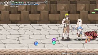 Cute blonde hentai having sex with men in Iris in wond new hentai gameplay