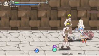 Cute blonde hentai having sex with men in Iris in wond new hentai gameplay