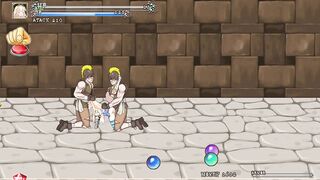 Cute blonde hentai having sex with men in Iris in wond new hentai gameplay
