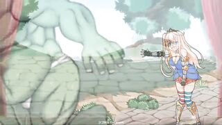 Cute blonde hentai having sex with men in Iris in wond new hentai gameplay