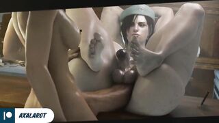 Jill Hard Fuck with Huge Dick Until Cum