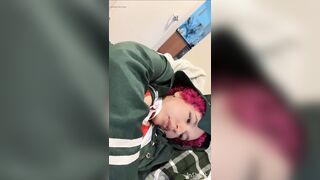 Chiaki Nanami Watches Hentai to try to make herself cum