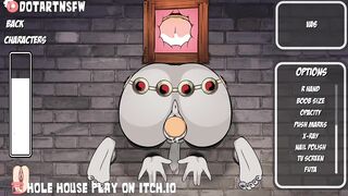 Raven Stuck In GloryHole Bondage BDSM Creampie - Hole House