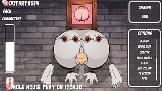 Raven Stuck In GloryHole Bondage BDSM Creampie - Hole House