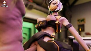 Hush Sex -Fortnite Hentai 3D FULL HD 60 FPS