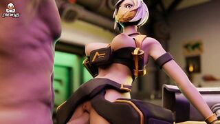 Hush Sex -Fortnite Hentai 3D FULL HD 60 FPS