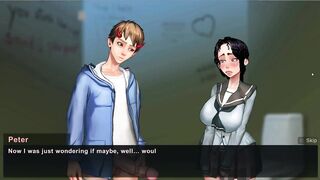 Taffy Tales [v0.89.8b] [UberPie] cumshot in the school toilet on the wall