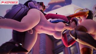 Futa Mercy And Widow Fucking D.Va